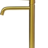 смеситель для умывальника Lavita Orion высокий, brushed gold (5900378341413)