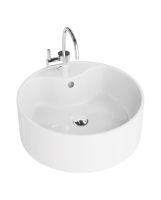 умывальник Lavita Teneryfa 41x41 накладной, белый (5908211470849)