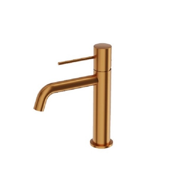 смеситель для умывальника Lavita Orion brushed copper (5900378357377)