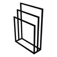 полотенцедержатель Lavita Halmahera 850x450 black (5908211470542)