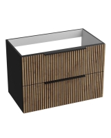 тумбочка подвесная Lavita Oklahoma 80 wood black (5900378334071)