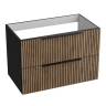 тумбочка подвесная Lavita Oklahoma 80 wood black (5900378334071)