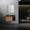 тумбочка с умывальником Lavita Kent 90 wood black (5900378346623)