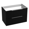 тумбочка подвесная Lavita Oklahoma 80 black mat (5900378334668)