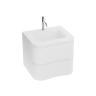 тумбочка з умивальником Lavita Ontario 60 white (5900378339991)