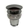 донный клапан Lavita Orion click-clack с переливом, хром (5900378346081)
