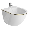 биде Lavita Sofi With Gold Line 49x36,5 подвесное (5900378325109)