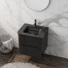 тумбочка з умивальником Lavita Atlanta 60 black (5900378335573)