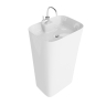 умывальник Lavita Iva 50x38,5x86 отдельностящий, белый (5900378308096)