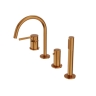 смеситель для ванны Lavita Orion на 4 отверстия, brushed copper (5900378357346)