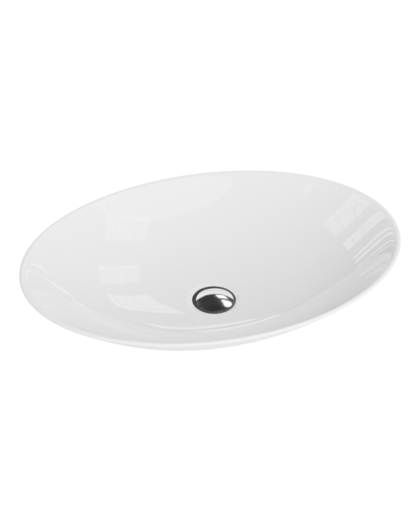 умывальник Lavita Cleo 50x36 накладной, белый (5900378310495)