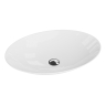 умывальник Lavita Cleo 50x36 накладной, белый (5900378310495)