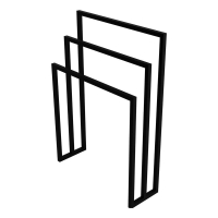 полотенцедержатель Lavita Seram 850x800 black (5908211470504)