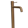 смеситель для умывальника Lavita Orion высокий, brushed copper (5900378357360)