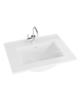 умывальник Lavita Floryda 51x40,5 мебельный, белый (5908211485010)