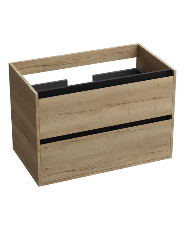 тумбочка подвесная Lavita Minnesota 80, wood black (5900378324393)