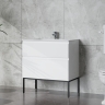 тумбочка з умивальником Lavita Topeka 80 підлогова, white (5900378345541)